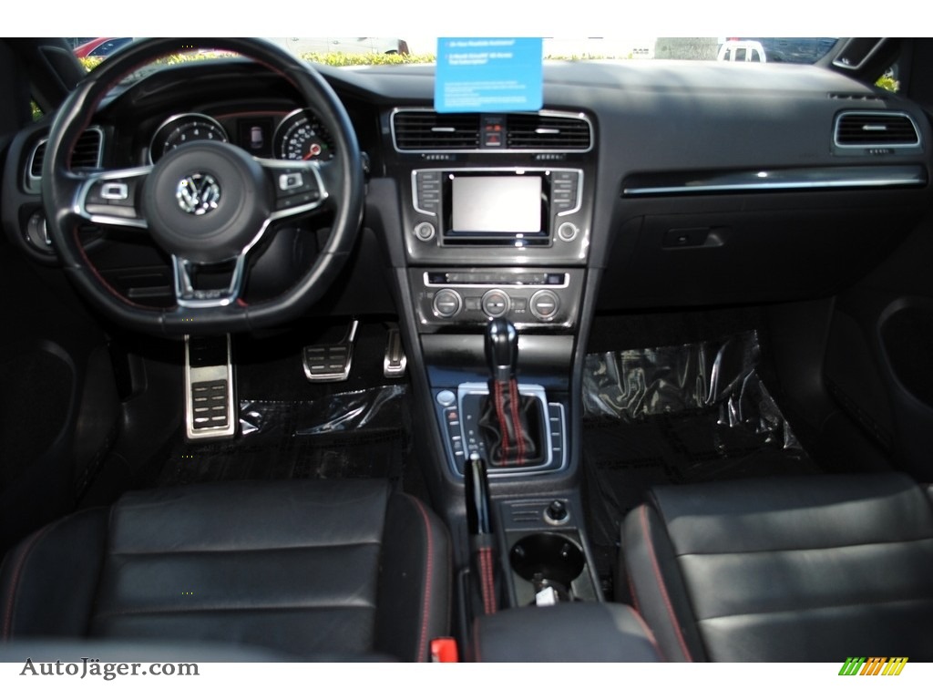 2015 Golf GTI 4-Door 2.0T Autobahn - Deep Black Pearl / Titan Black Leather photo #13