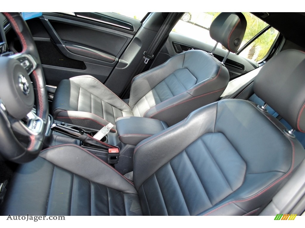 2015 Golf GTI 4-Door 2.0T Autobahn - Deep Black Pearl / Titan Black Leather photo #15