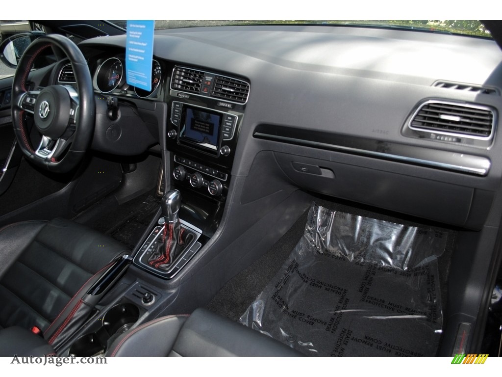 2015 Golf GTI 4-Door 2.0T Autobahn - Deep Black Pearl / Titan Black Leather photo #19