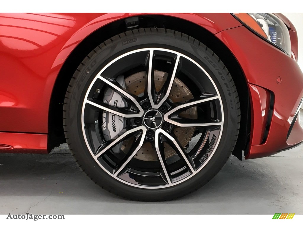 2019 C 43 AMG 4Matic Sedan - designo Cardinal Red Metallic / Black photo #9