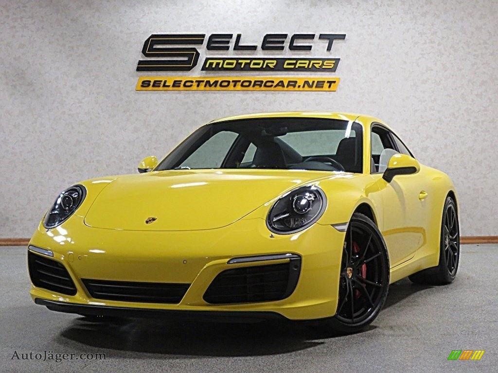 2017 911 Carrera S Coupe - Racing Yellow / Black/Bordeaux Red photo #11