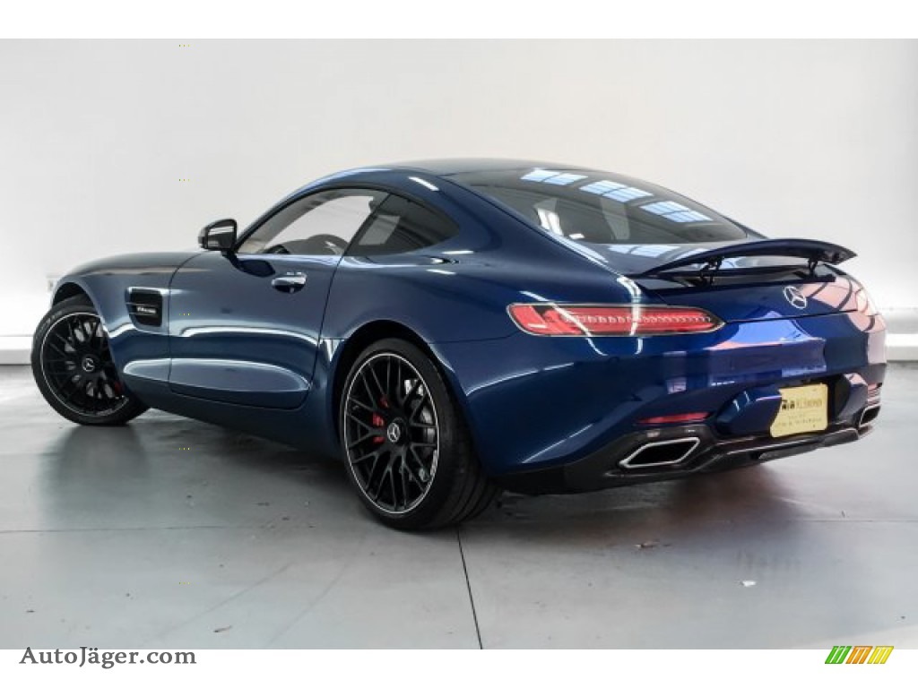 2016 AMG GT S Coupe - Brilliant Blue Metallic / Red Pepper/Black photo #10