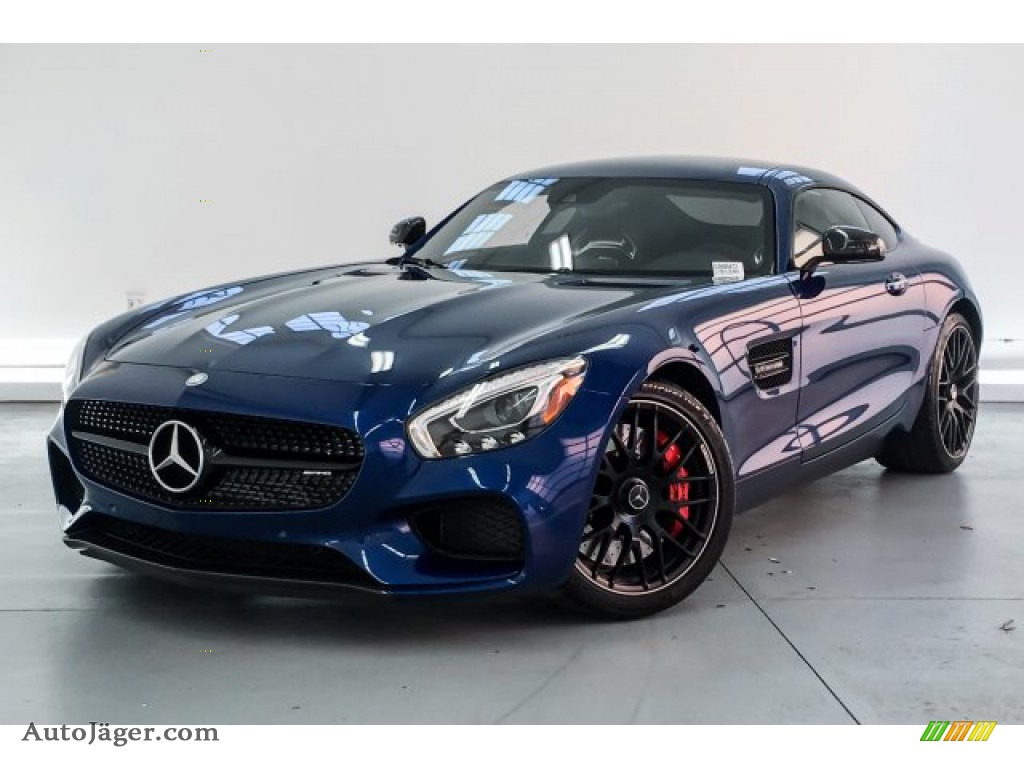 2016 AMG GT S Coupe - Brilliant Blue Metallic / Red Pepper/Black photo #12