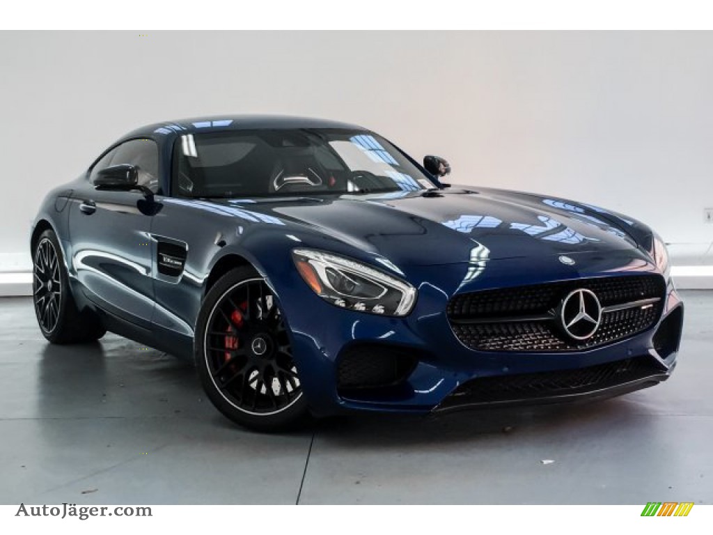 2016 AMG GT S Coupe - Brilliant Blue Metallic / Red Pepper/Black photo #16