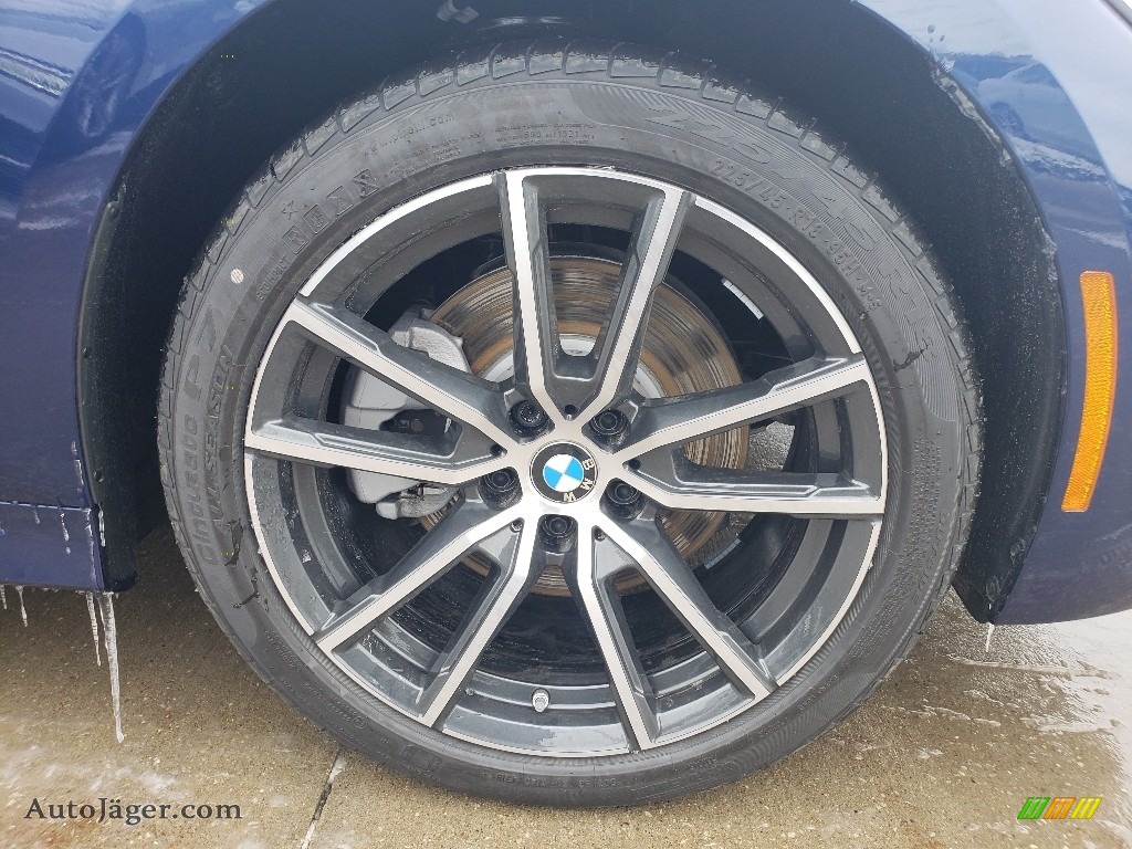 2019 3 Series 330i xDrive Sedan - Mediterranean Blue Metallic / Black photo #3