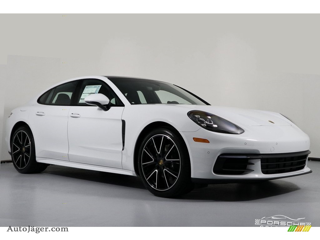 2019 Panamera 4 - White / Black photo #1