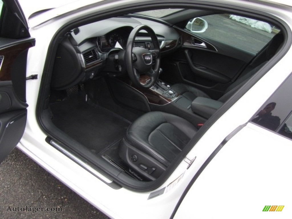 2013 A6 2.0T quattro Sedan - Ibis White / Black photo #17