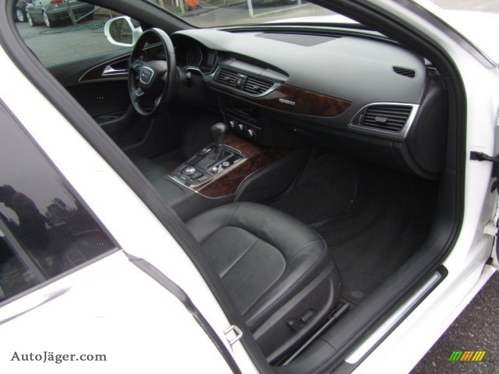 2013 A6 2.0T quattro Sedan - Ibis White / Black photo #22