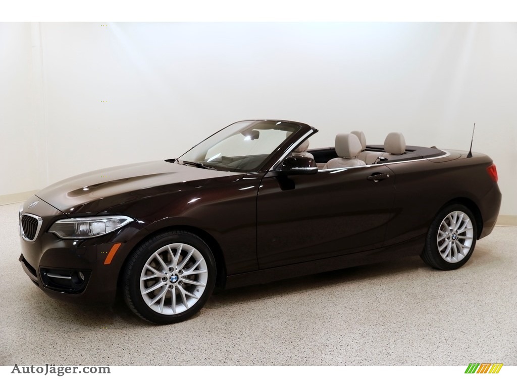 2016 2 Series 228i xDrive Convertible - Sparkling Brown Metallic / Oyster photo #4