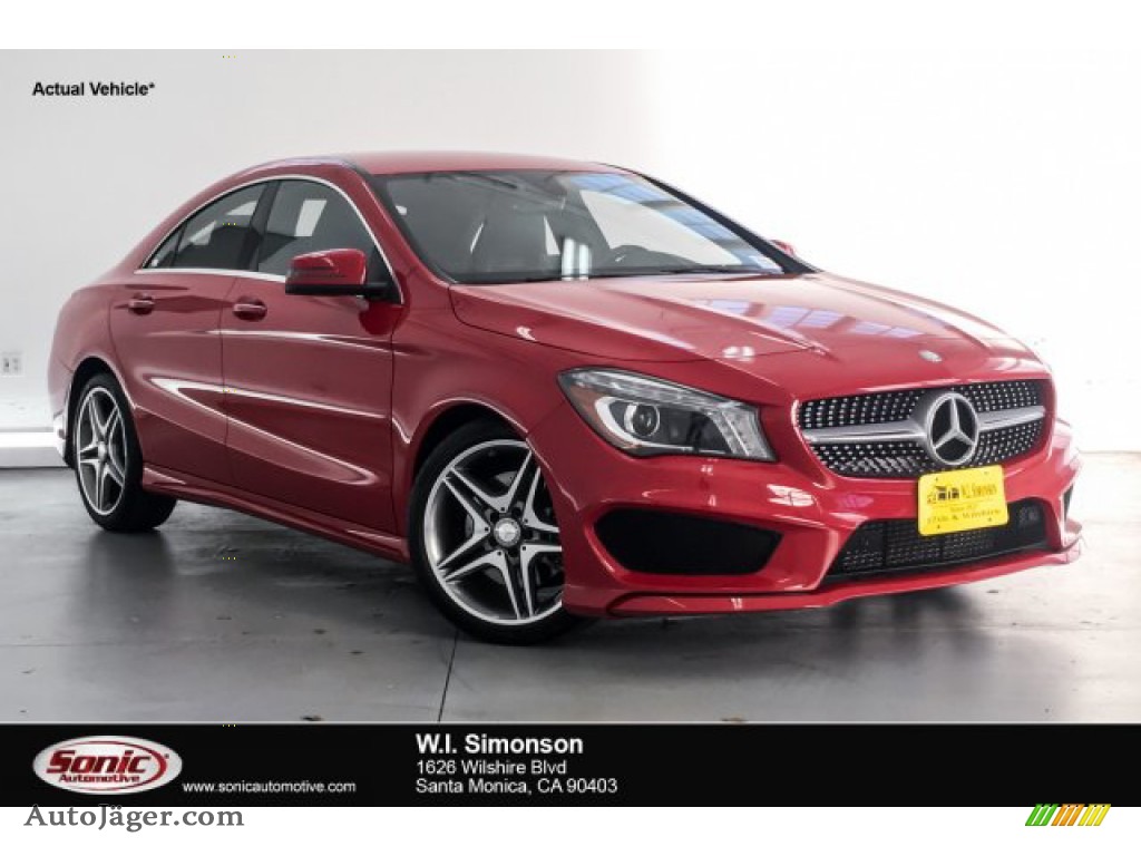 Jupiter Red / Black Mercedes-Benz CLA 250