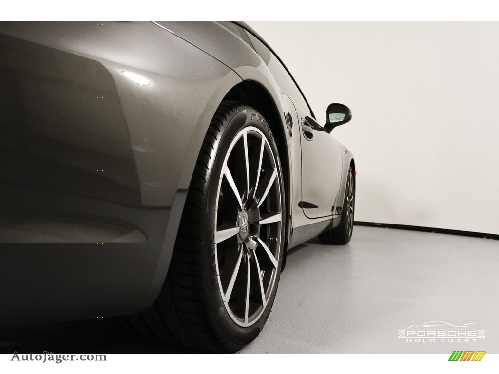 2014 911 Carrera Coupe - Agate Grey Metallic / Black photo #9