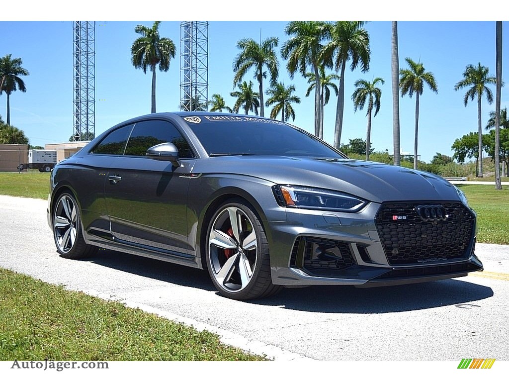 2018 RS 5 2.9T quattro Coupe - Daytona Gray Pearl / Black/Rock Gray Stitching photo #1