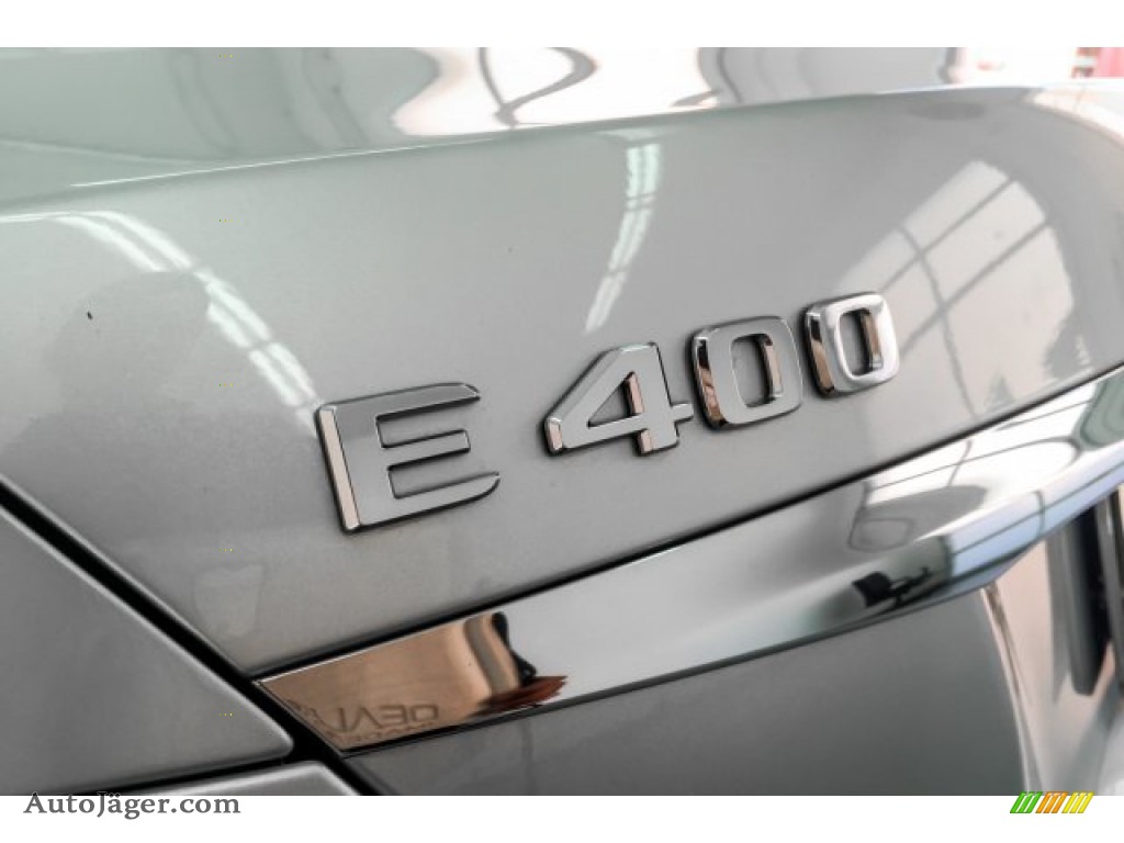 2018 E 400 4Matic Sedan - Iridium Silver Metallic / Black photo #7