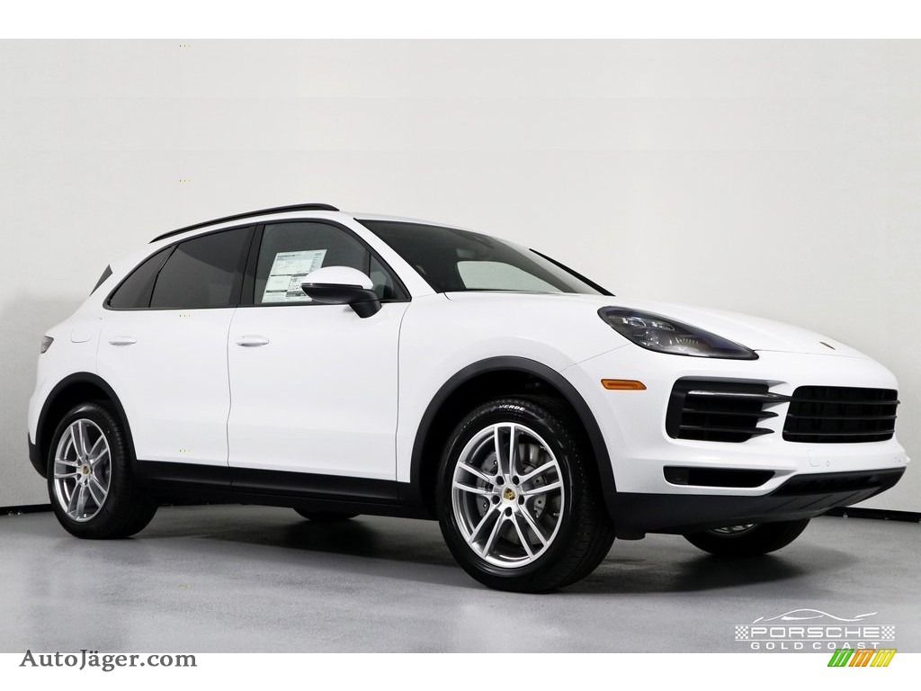 2019 Cayenne S - White / Black photo #1