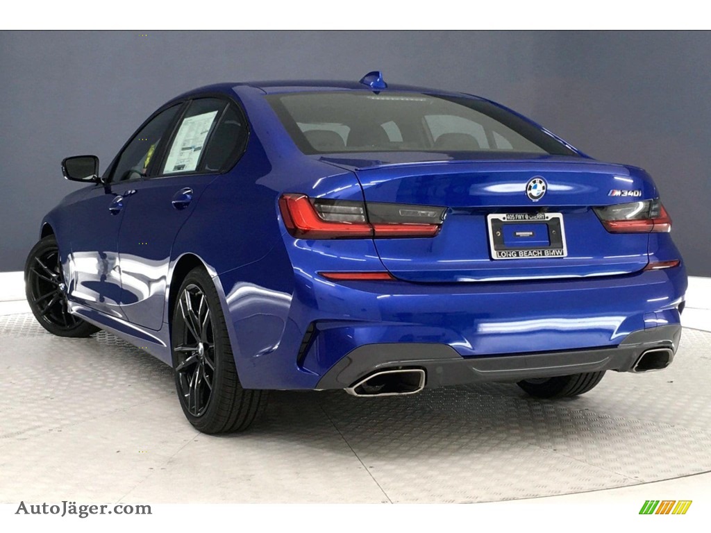 2020 3 Series M340i Sedan - Portimao Blue Metallic / Black photo #3