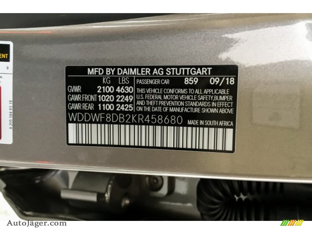 2019 C 300 Sedan - Mojave Silver Metallic / Black photo #11