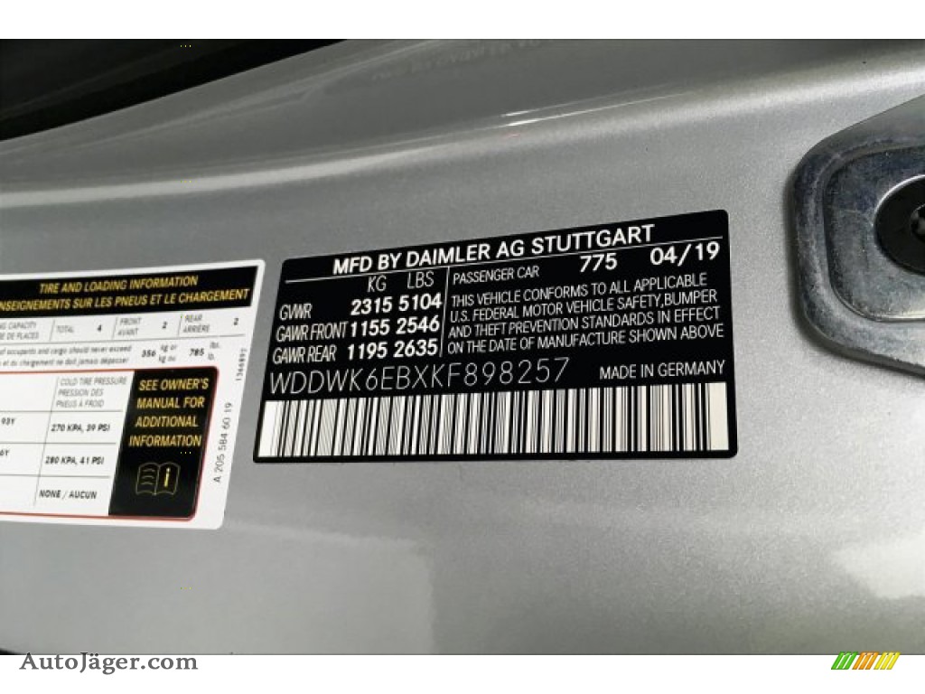 2019 C 43 AMG 4Matic Cabriolet - Iridium Silver Metallic / Cranberry Red/Black photo #11