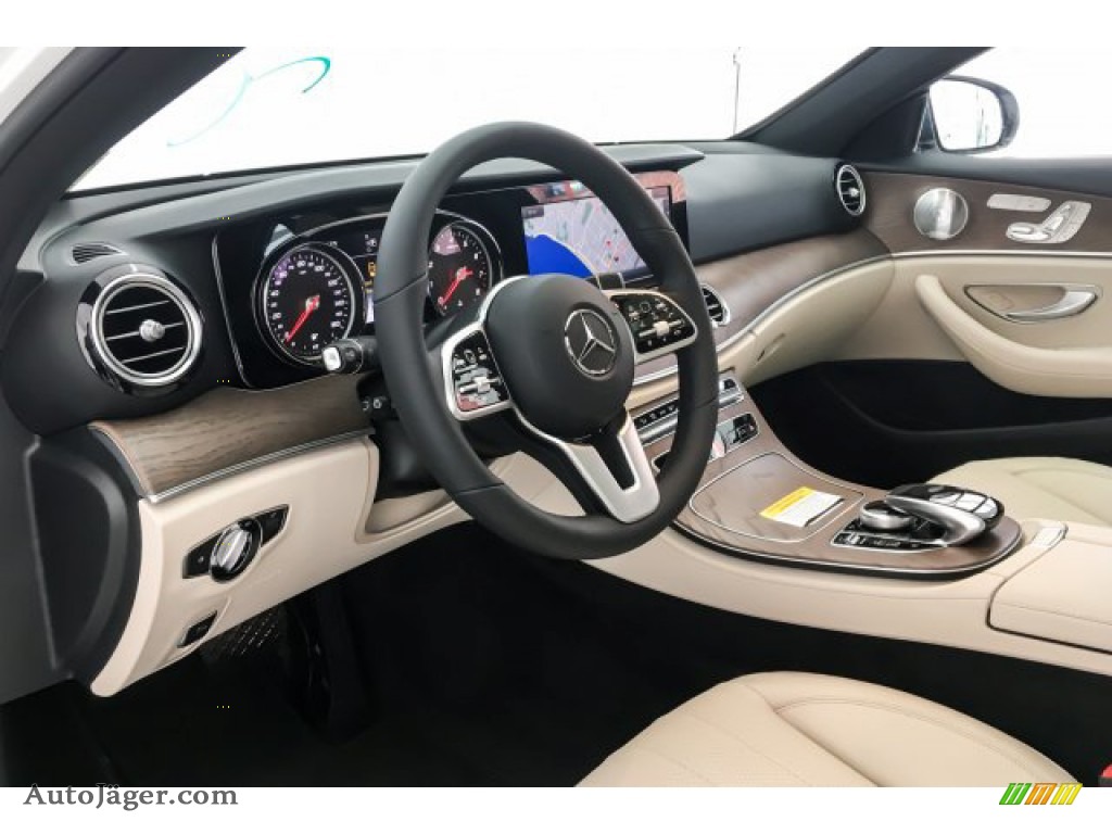 2019 E 300 Sedan - Polar White / Macchiato Beige/Black photo #4