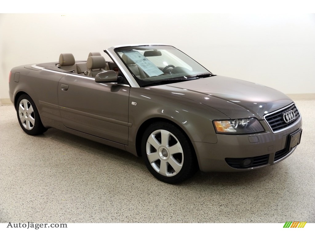 2003 A4 3.0 Cabriolet - Alpaka Beige Metallic / Beige photo #1