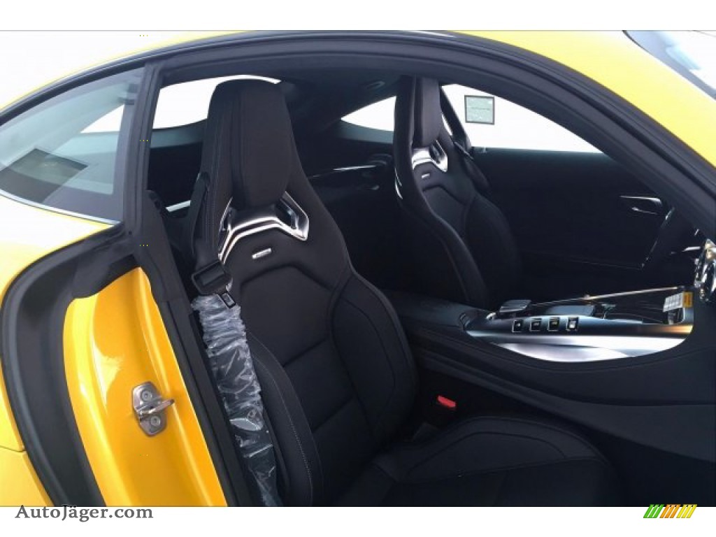2020 AMG GT C Coupe - AMG Solarbeam Yellow Metallic / Black photo #6