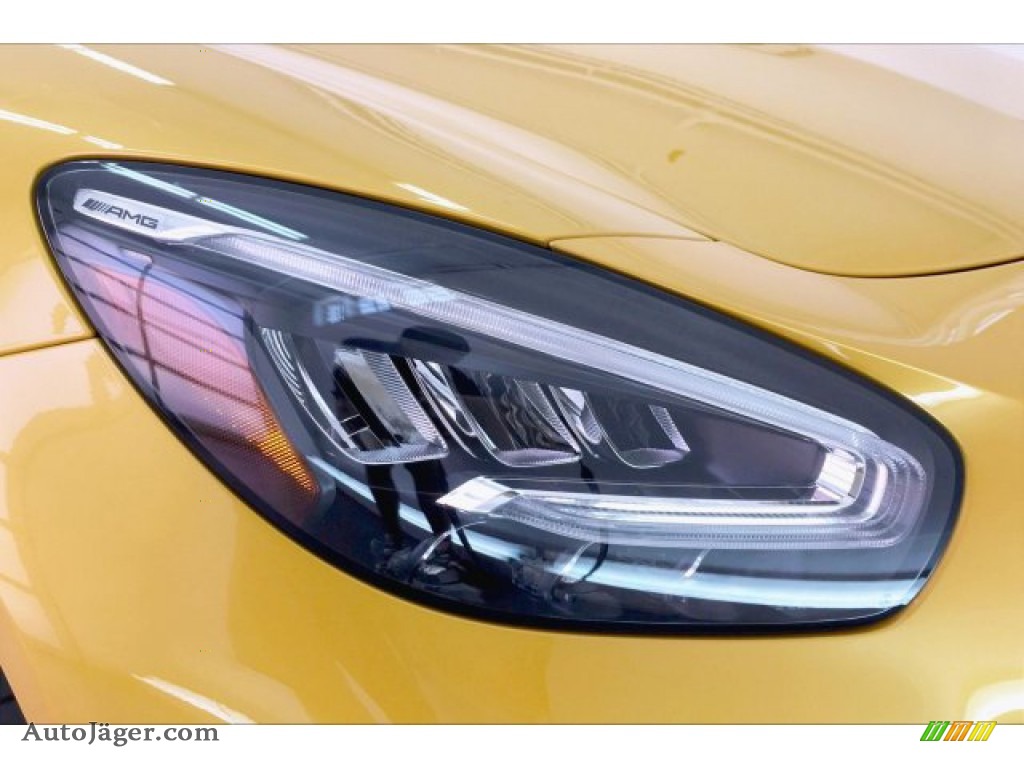 2020 AMG GT C Coupe - AMG Solarbeam Yellow Metallic / Black photo #30