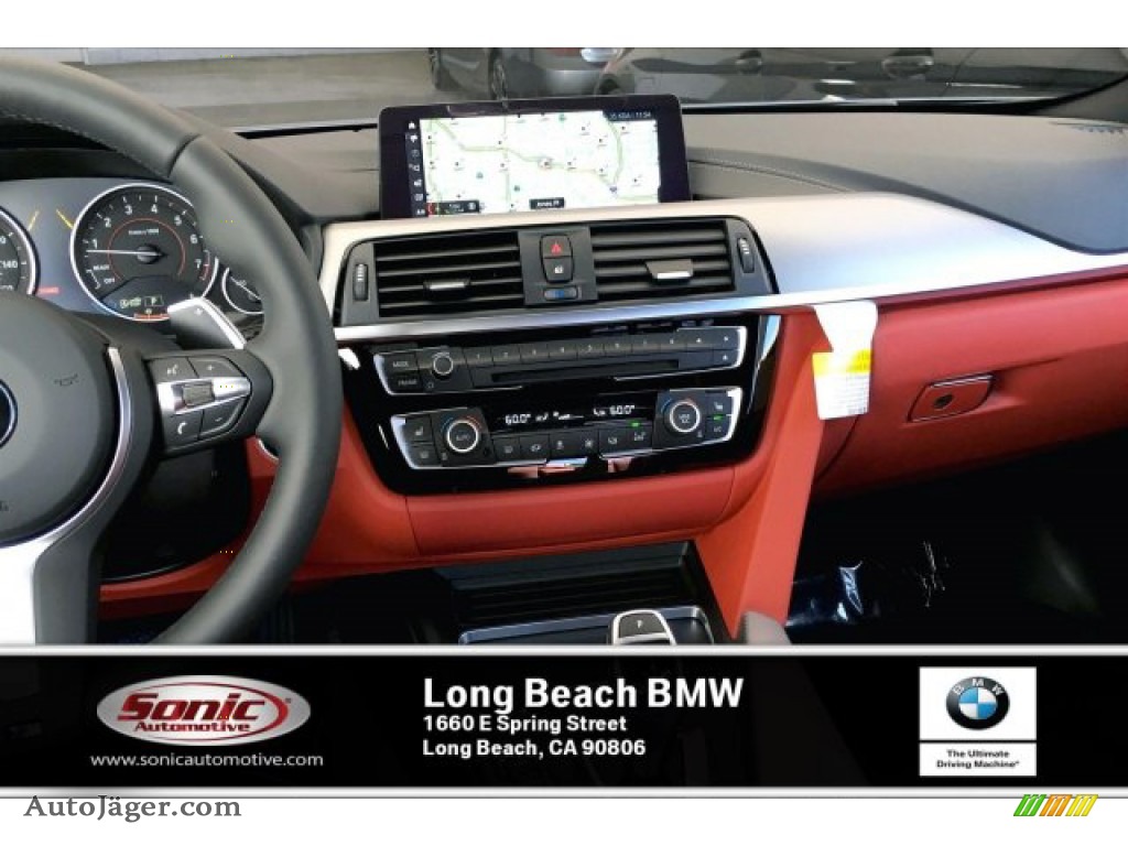 2020 4 Series 430i Coupe - Mineral Grey Metallic / Coral Red photo #5