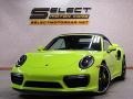 Porsche 911 Turbo S Cabriolet Paint To Sample Acid Green photo #1