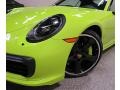 Porsche 911 Turbo S Cabriolet Paint To Sample Acid Green photo #11