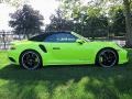 Porsche 911 Turbo S Cabriolet Paint To Sample Acid Green photo #21