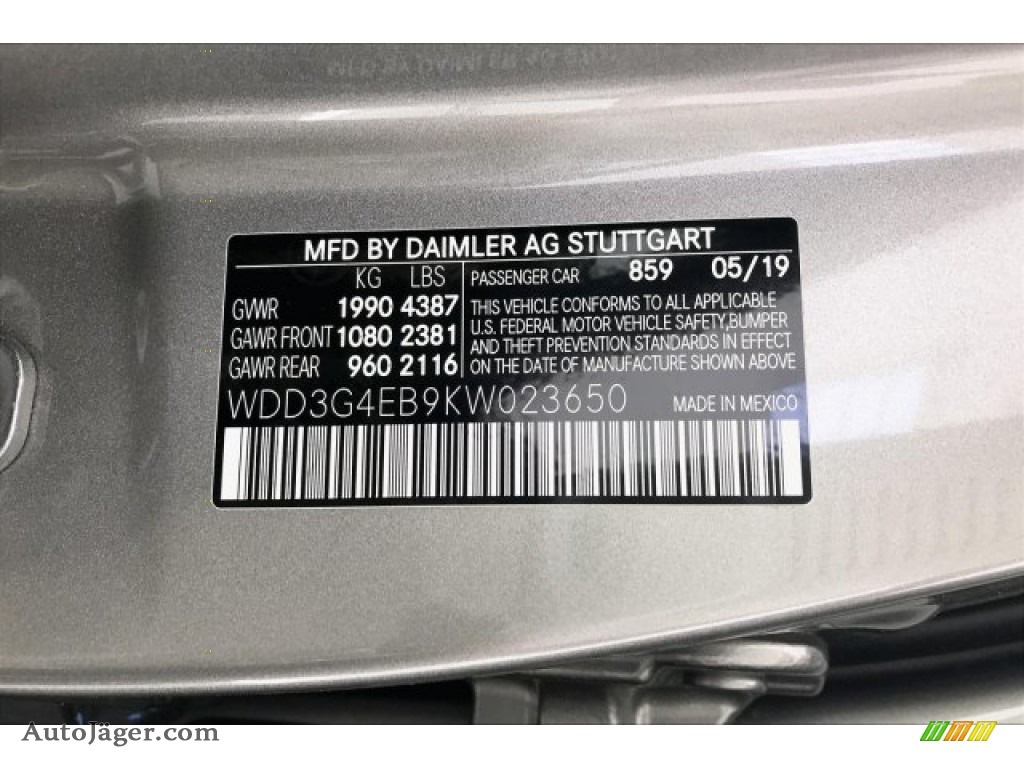 2019 A 220 Sedan - Mojave Silver Metallic / Macchiato Beige photo #11