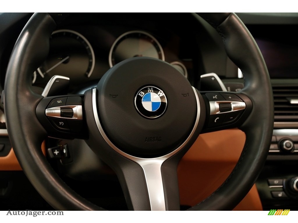2016 5 Series 535i xDrive Sedan - BMW Individual Azurite Black Metallic / BMW Individual Amaro Brown photo #6