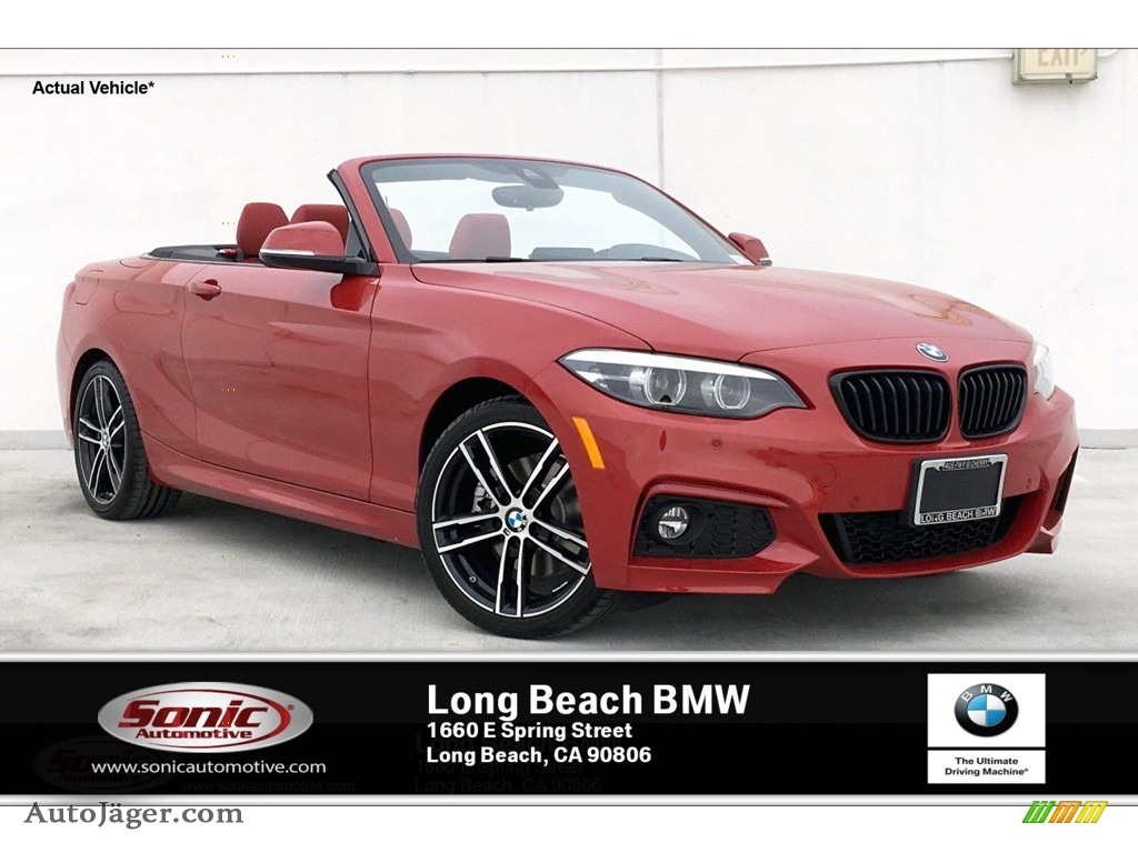 Melbourne Red Metallic / Coral Red BMW 2 Series 230i Convertible