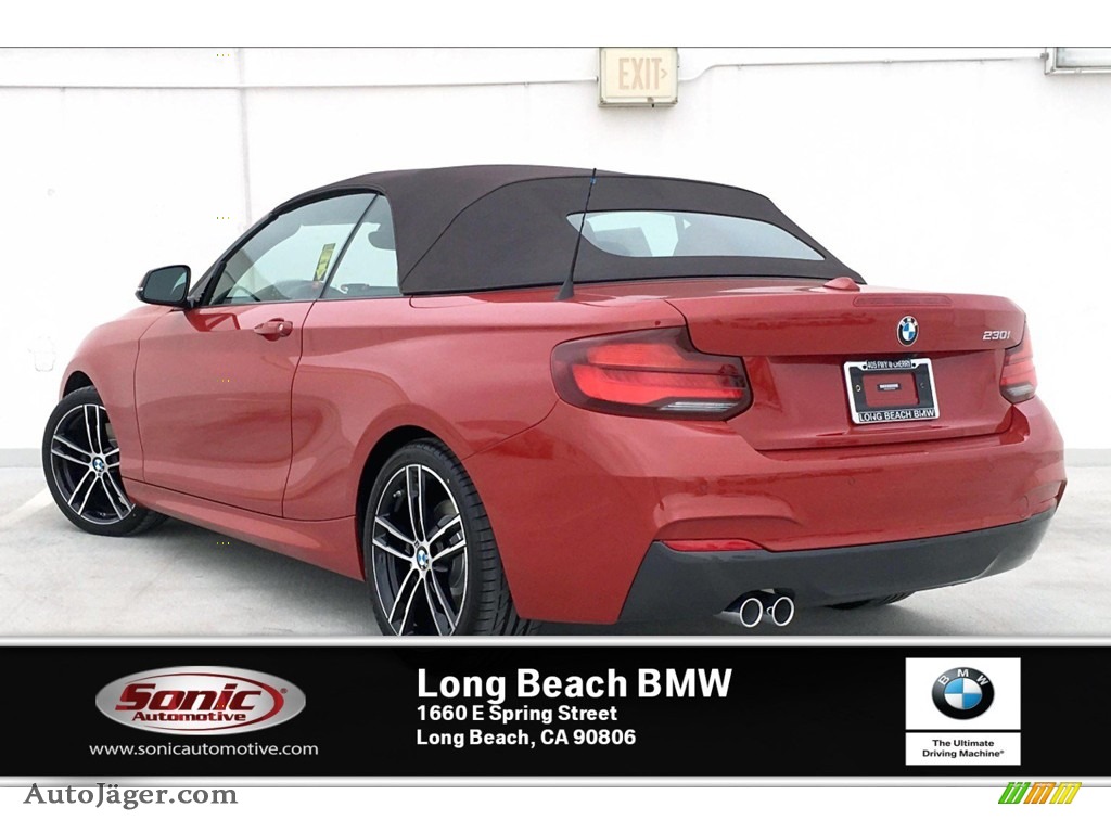 2020 2 Series 230i Convertible - Melbourne Red Metallic / Coral Red photo #3