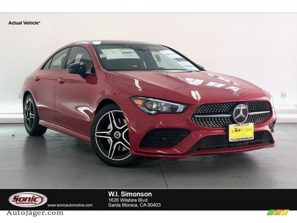2020 CLA 250 Coupe - Jupiter Red / Black Dinamica w/Red stitching photo #1