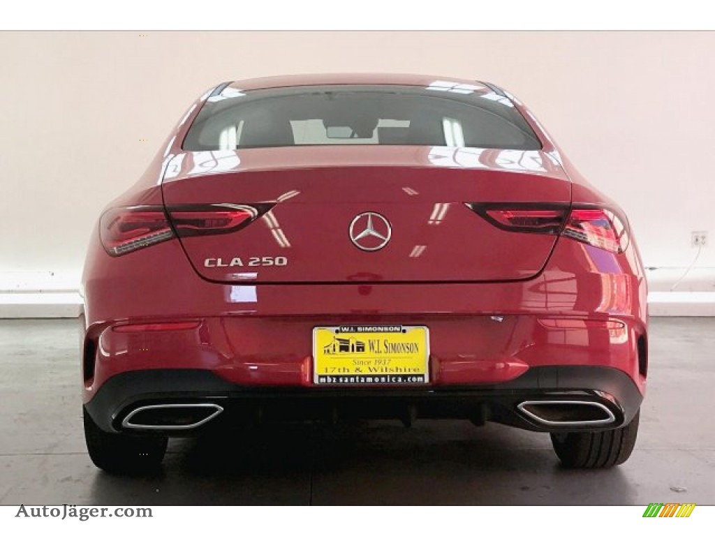 2020 CLA 250 Coupe - Jupiter Red / Black Dinamica w/Red stitching photo #3