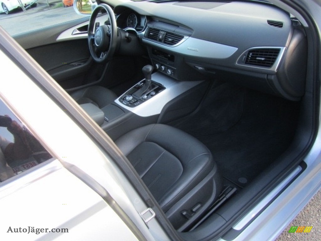 2012 A6 3.0T quattro Sedan - Ice Silver Metallic / Black photo #21