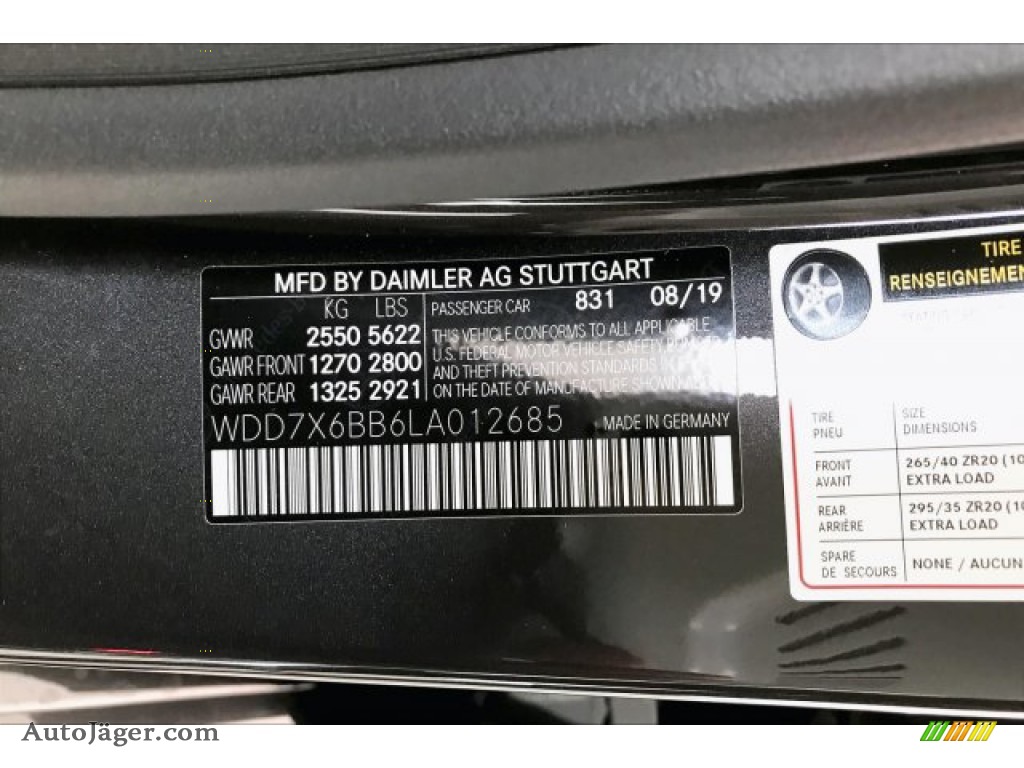 2020 AMG GT 53 - Graphite Gray Metallic / Black photo #11