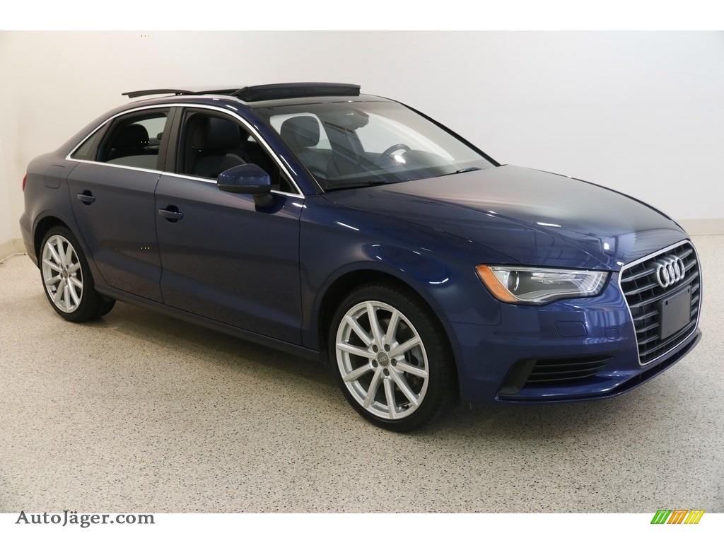 2015 A3 1.8 Premium Plus - Scuba Blue Metallic / Black photo #1