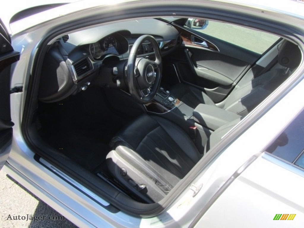 2012 A6 3.0T quattro Sedan - Ice Silver Metallic / Black photo #17