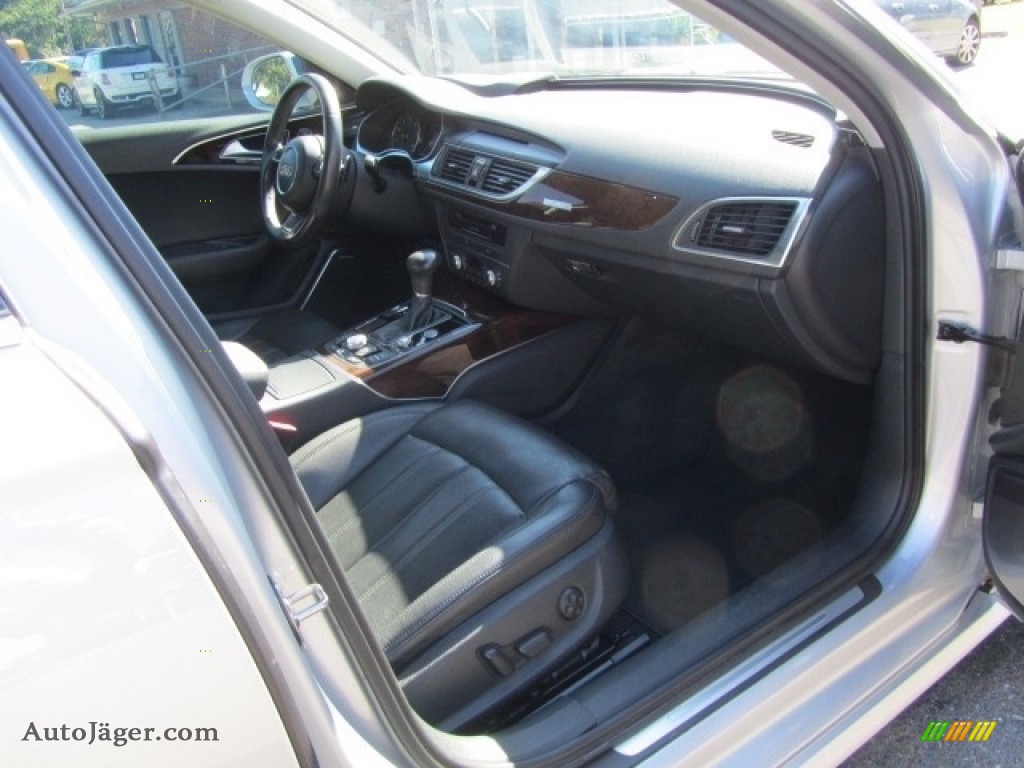 2012 A6 3.0T quattro Sedan - Ice Silver Metallic / Black photo #22