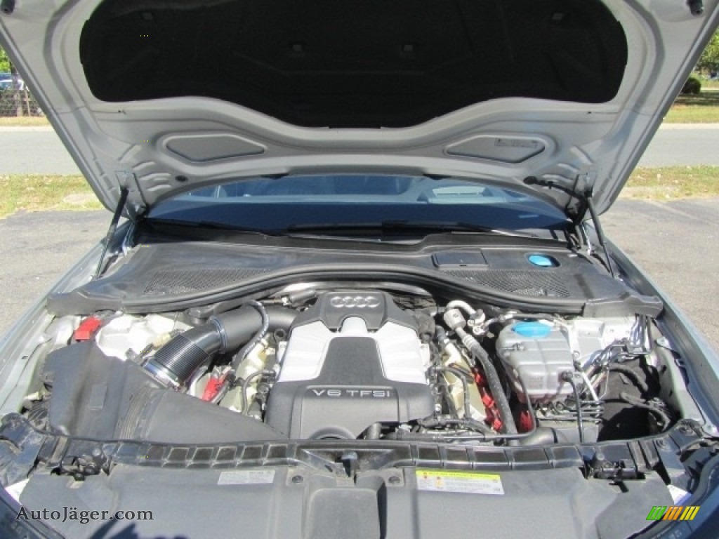 2012 A6 3.0T quattro Sedan - Ice Silver Metallic / Black photo #25