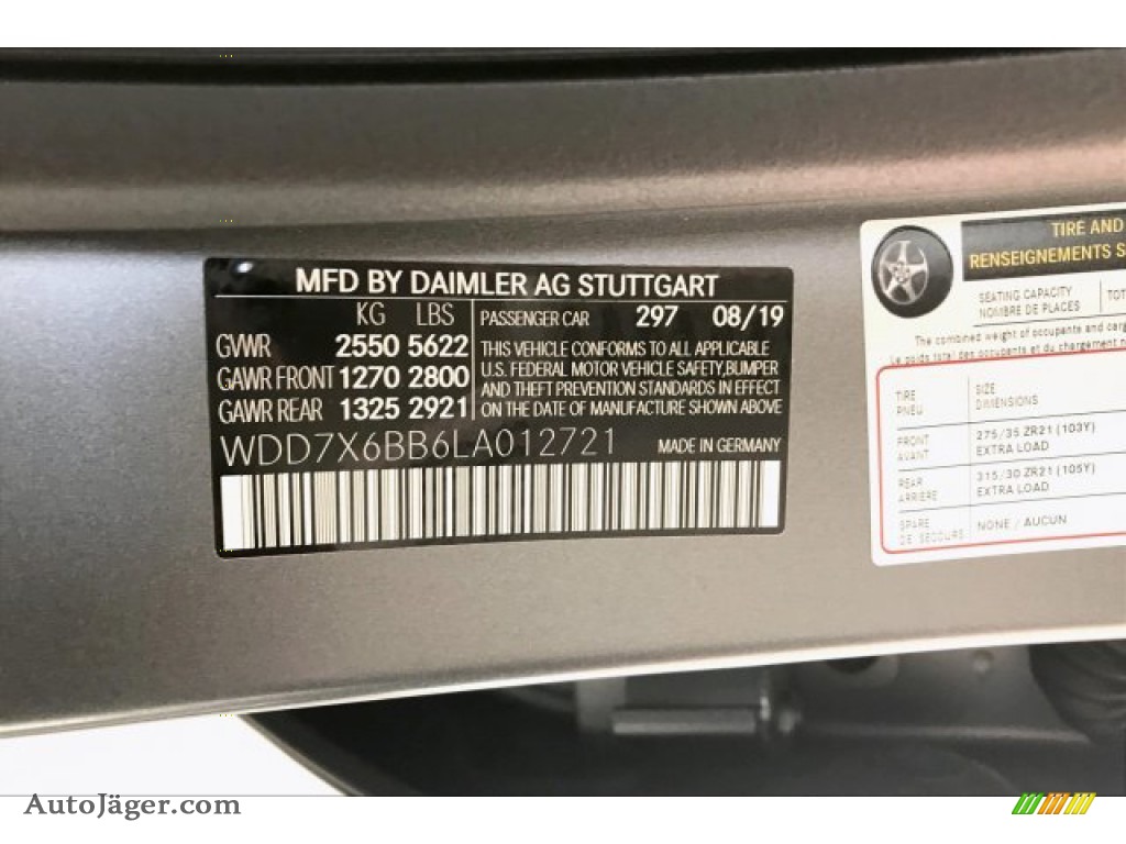 2020 AMG GT 53 - designo Selenite Grey Magno (Matte) / Black w/Dinamica photo #24
