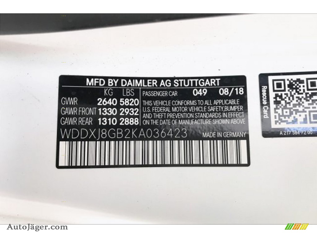 2019 S 560 4Matic Coupe - designo Cashmere White (Matte) / designo Saddle Brown/Black photo #24