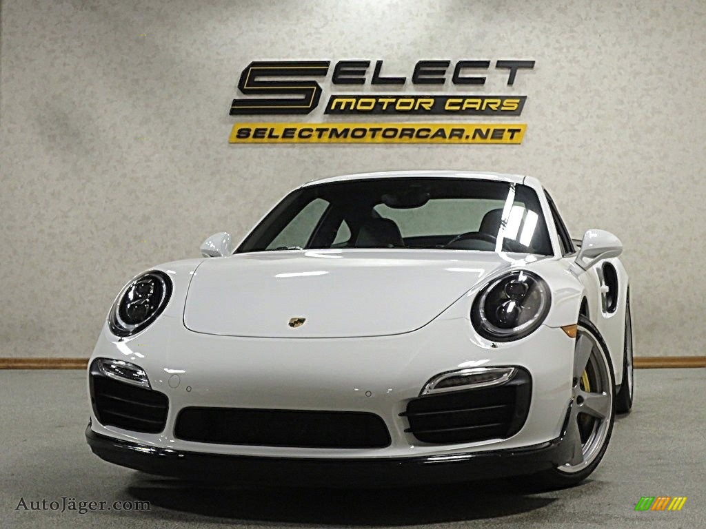 White / Platinum Grey Porsche 911 Turbo S Coupe