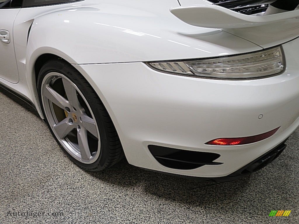 2015 911 Turbo S Coupe - White / Platinum Grey photo #7