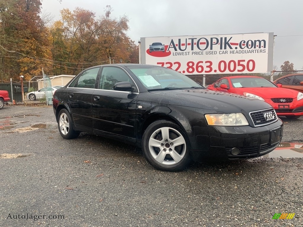 Brilliant Black / Ebony Audi A4 3.0 quattro Sedan