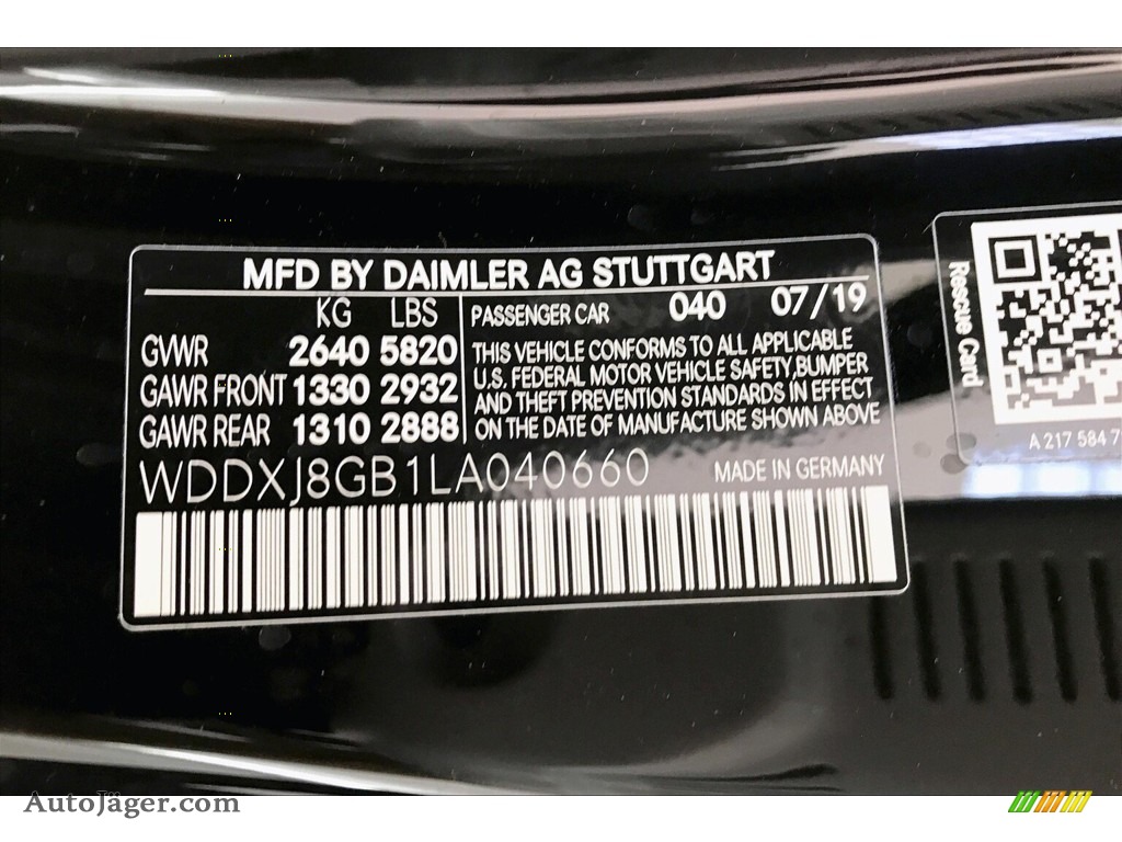 2020 S 560 4Matic Coupe - Black / Black photo #24