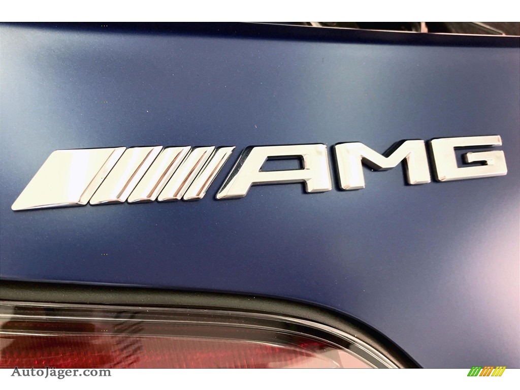 2020 AMG GT C Coupe - designo Brilliant Blue Magno (Matte) / Saddle Brown photo #25
