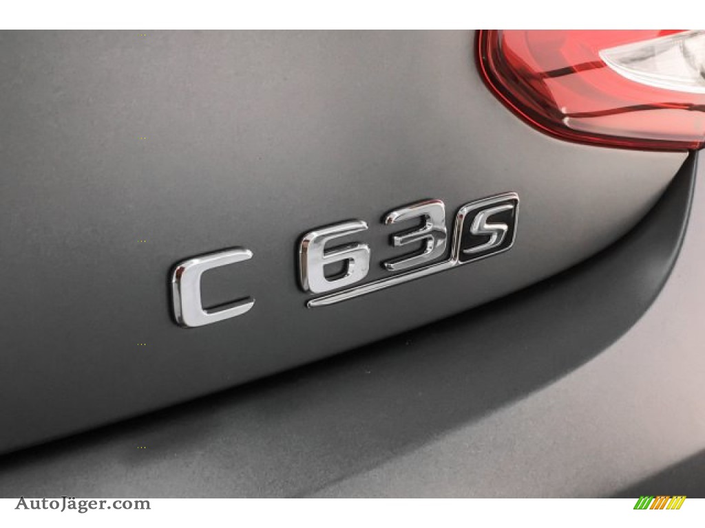 2018 C 63 S AMG Coupe - designo Selenite Grey (Matte) / Black photo #7