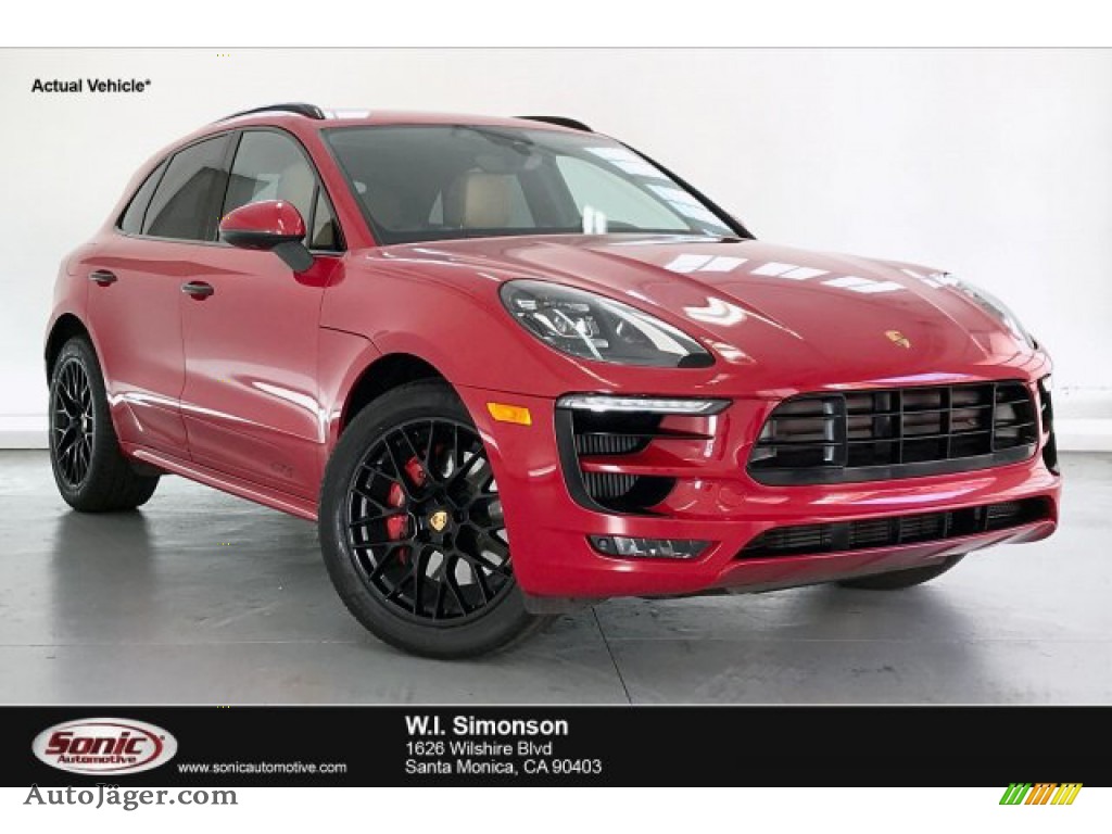 2018 Macan GTS - Carmine Red / Black/Luxor Beige photo #1